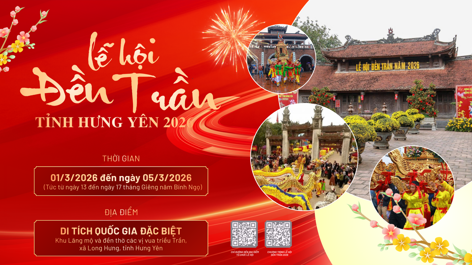 Thông cáo báo chí Về việc tổ chức Lễ hội đền Trần tỉnh Hưng Yên năm 2026