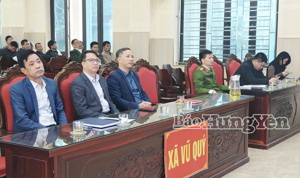 Tuyên truyền pháp luật về bầu cử đại biểu Quốc hội và đại biểu HĐND các cấp tại xã Vũ Quý