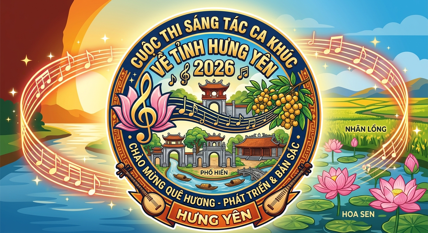 Phiếu đăng ký dự thi Cuộc thi sáng tác ca khúc về tỉnh Hưng Yên năm 2026