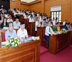 Khai mạc kỳ họp thứ chín - HĐND tỉnh khóa XVI