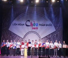 Vở diễn của Nhà hát chèo Hưng Yên đoạt giải về đề tài chống tiêu cực tại Liên hoan Chèo toàn quốc 2019