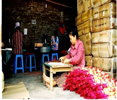 Giữ gìn nghề truyền thống làm hương thơm Thôn Cao