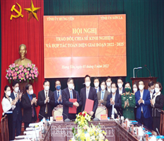 Hai tỉnh Hưng Yên và Sơn La:Trao đổi, chia sẻ kinh nghiệm và hợp tác toàn diện giai đoạn 2022 – 2025