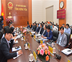 Các đồng chí lãnh đạo tỉnh làm việc với đoàn doanh nghiệp điện tử Đài Loan (Trung Quốc)