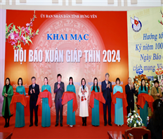 Khai mạc Hội báo Xuân Giáp Thìn tỉnh Hưng Yên năm 2024