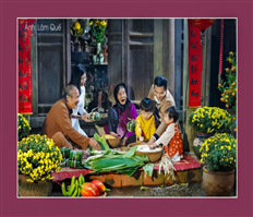 Bánh chưng ngày Tết