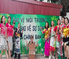Phụ nữ chung tay chống rác thải nhựa