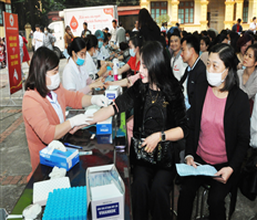 Ban Chỉ đạo vận động hiến máu tình nguyện tỉnh: Chương trình Lễ hội Xuân hồng