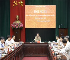 Họp Ban Chỉ đạo các dự án trọng điểm tỉnh