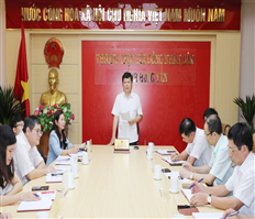 Thống nhất dự kiến nội dung, chương trình kỳ họp thường lệ giữa năm 2024 của HĐND tỉnh khóa XVII