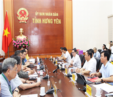 Đồng chí Chủ tịch UBND tỉnh Trần Quốc Văn làm việc với đoàn doanh nghiệp điện tử Đài Loan (Trung Quốc)