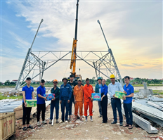Tuổi trẻ Hưng Yên tiếp sức đẩy nhanh tiến độ thi công Dự án đường dây 500kV mạch 3