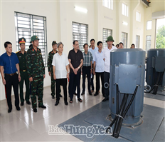 Kiểm tra công tác ứng phó với bão số 3