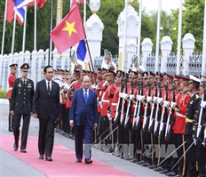 Thủ tướng Nguyễn Xuân Phúc dự lễ đón, hội đàm với Thủ tướng Thái Lan