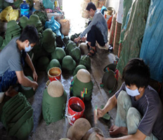 Nghề làm mũ cối Nghĩa Hiệp