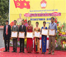Hưng Yên: Các khu dân cư tổ chức ngày hội đại đoàn kết toàn dân tộc