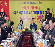 Hưng Yên tổ chức gặp mặt các cơ quan báo chí Xuân Mậu Tuất 2018